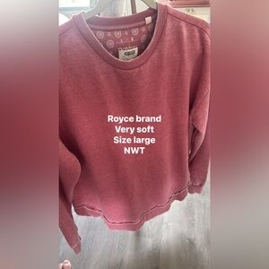 Royce Crewneck Sweatshirt in Dusty Rose